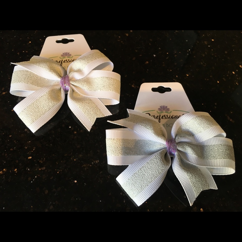 Handmade Hair Bow Barrettes